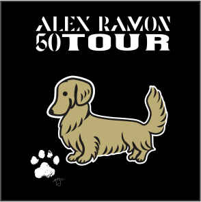 Alex 50 tour logo